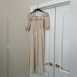 Cream maxi dress